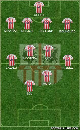 Athletic Club Ajaccien Football Formation 2012