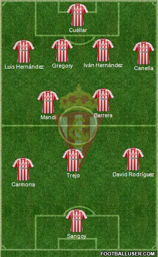 Real Sporting S.A.D. Formation 2012