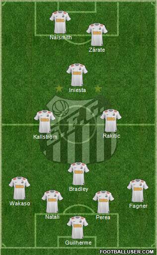 Santos FC Formation 2012