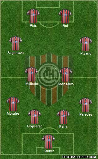 Chacarita Juniors Formation 2012