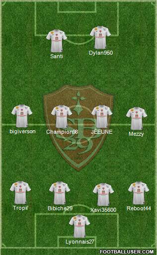 Stade Brestois 29 Formation 2012