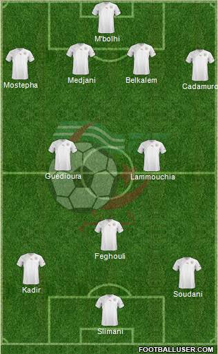 Algeria Formation 2012