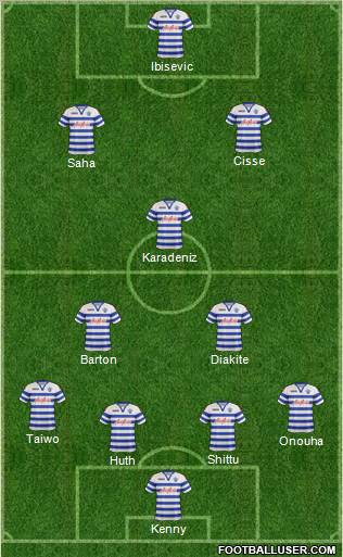 Queens Park Rangers Formation 2012