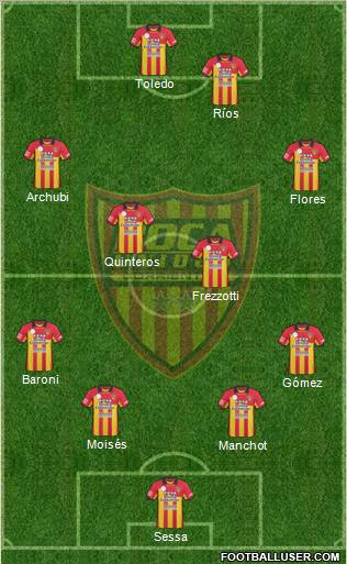 Boca Unidos Formation 2012