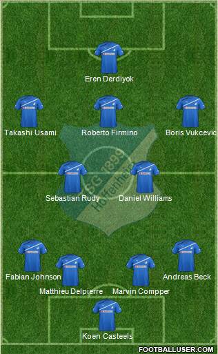 TSG 1899 Hoffenheim Formation 2012