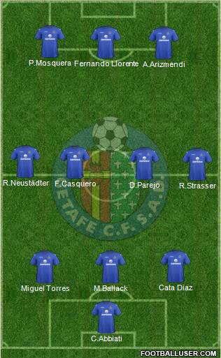 Getafe C.F., S.A.D. Formation 2012