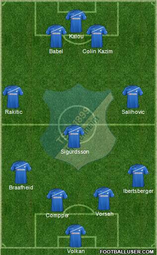 TSG 1899 Hoffenheim Formation 2012