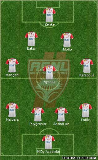 A.S. Nancy Lorraine Formation 2012