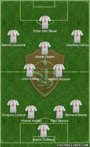 Stade Brestois 29 Formation 2012