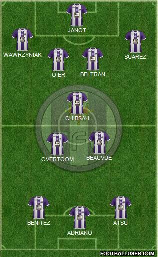 Toulouse Football Club Formation 2012