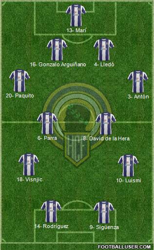 Hércules C.F., S.A.D. Formation 2012