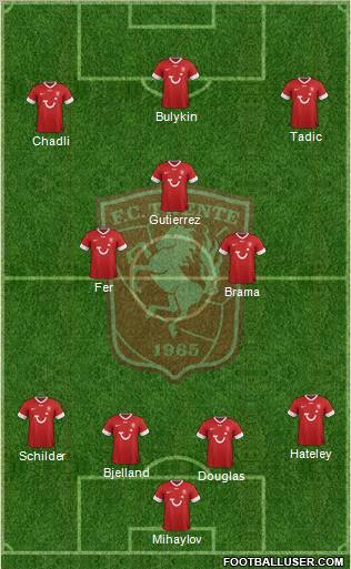 FC Twente Formation 2012