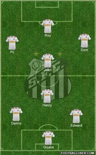 Santos FC Formation 2012