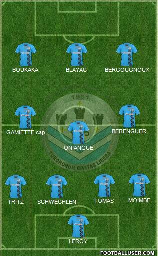 Tours Football Club Formation 2012