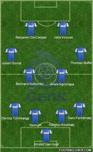 K Racing Club Genk Formation 2012