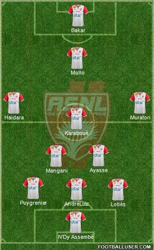 A.S. Nancy Lorraine Formation 2012