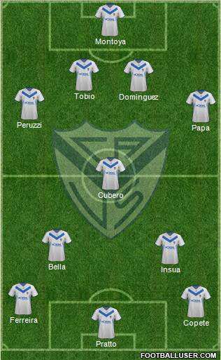 Vélez Sarsfield Formation 2012