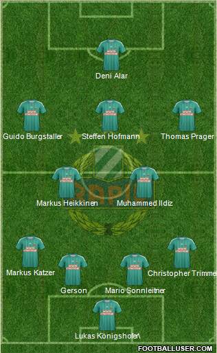 SK Rapid Wien Formation 2012