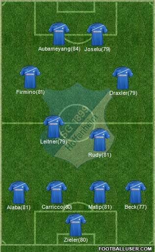 TSG 1899 Hoffenheim Formation 2012