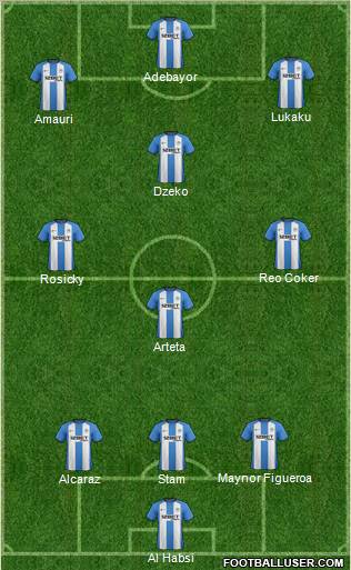 Wigan Athletic Formation 2012