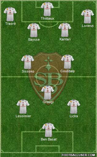 Stade Brestois 29 Formation 2012