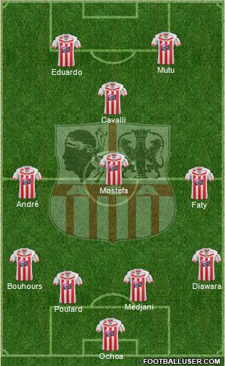 Athletic Club Ajaccien Football Formation 2012