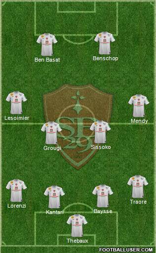 Stade Brestois 29 Formation 2012