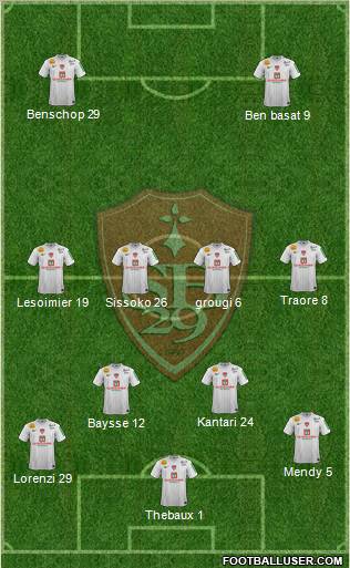 Stade Brestois 29 Formation 2012