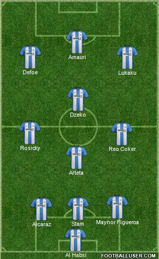 Wigan Athletic Formation 2012