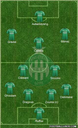 A.S. Saint-Etienne Formation 2012