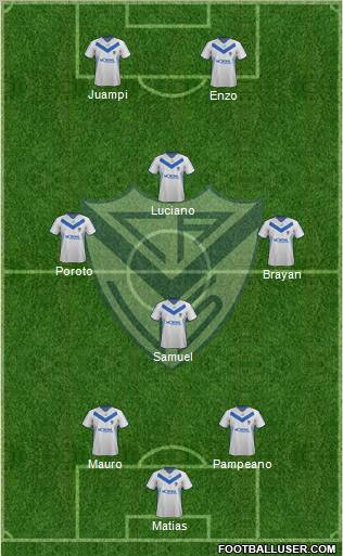 Vélez Sarsfield Formation 2012