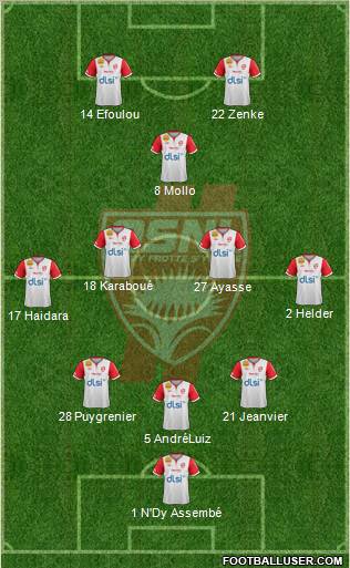 A.S. Nancy Lorraine Formation 2012