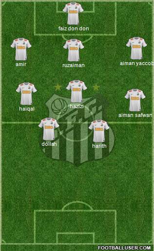 Santos FC Formation 2012