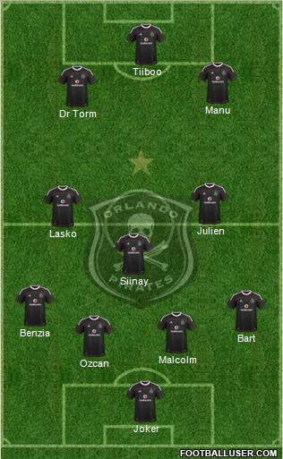 Orlando Pirates Formation 2012