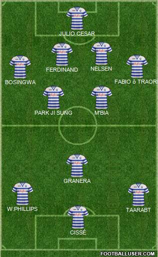 Queens Park Rangers Formation 2012