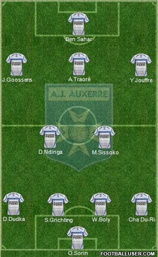 A.J. Auxerre Formation 2012