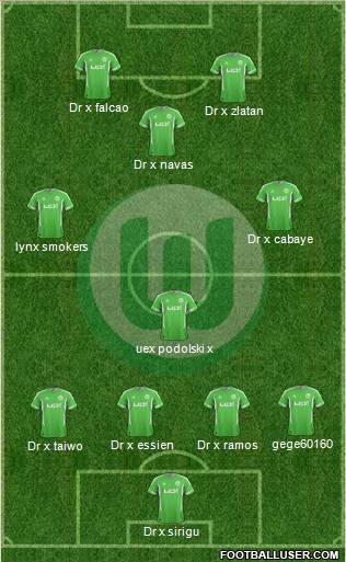 VfL Wolfsburg Formation 2012