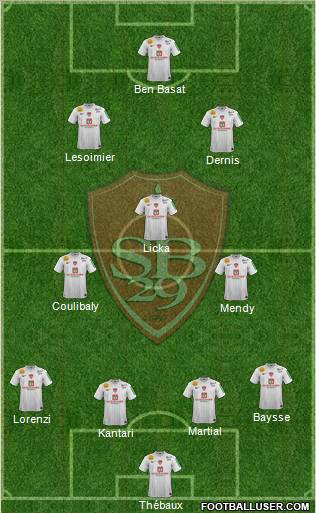 Stade Brestois 29 Formation 2012