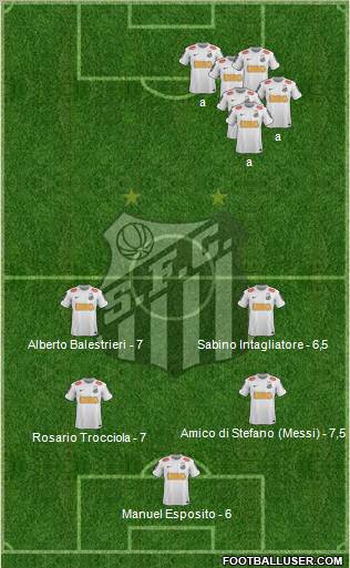 Santos FC Formation 2012