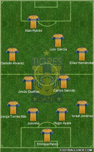 Club Universitario de Nuevo León Formation 2012