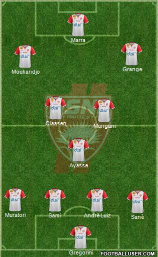 A.S. Nancy Lorraine Formation 2012