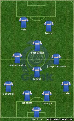 K Racing Club Genk Formation 2012