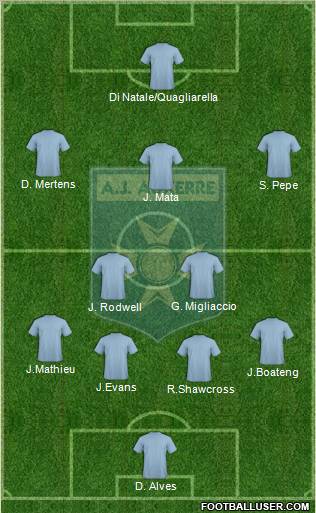 A.J. Auxerre Formation 2012