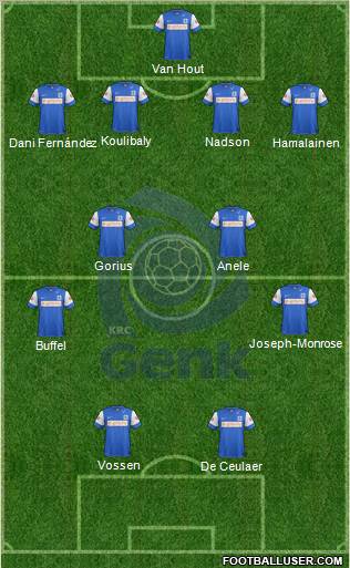 K Racing Club Genk Formation 2012