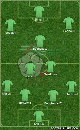 Algeria Formation 2012