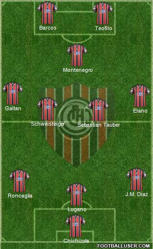 Chacarita Juniors Formation 2012