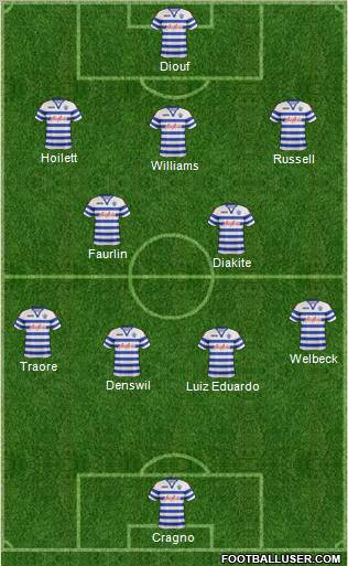 Queens Park Rangers Formation 2012