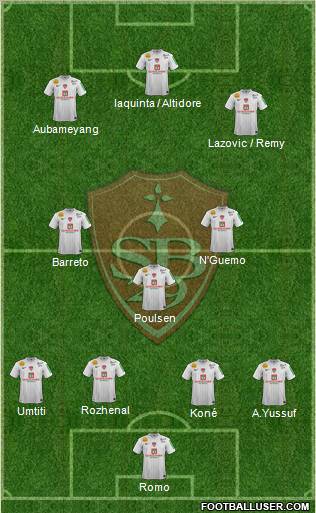 Stade Brestois 29 Formation 2012