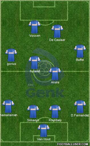 K Racing Club Genk Formation 2012