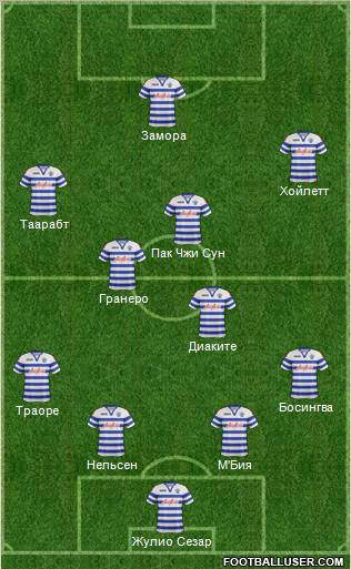 Queens Park Rangers Formation 2012